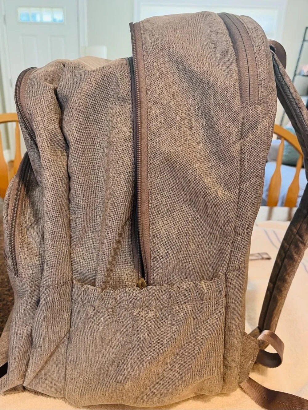 Vera Bradley Outlet Essential XL Backpack-Heather Gray